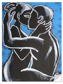 Selvklæbende plakat Lovers - Pure Love I
