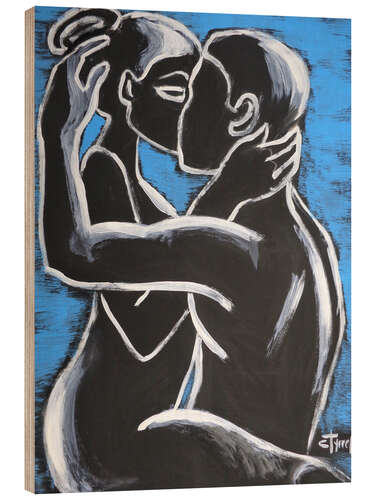 Print på træ Lovers - Pure Love I