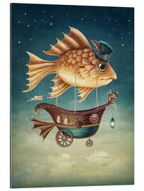 Gallery Print Fische segeln durch den Himmel