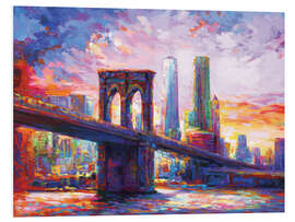 Foam board print Brooklyn Bridge II