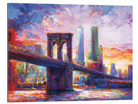 Tableau en plexi-alu Brooklyn Bridge II