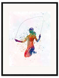 Framed art print Jumping rope I