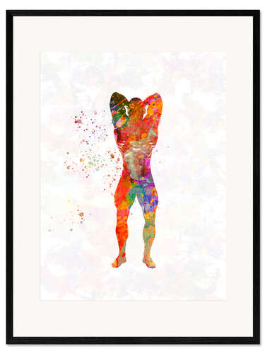 Impresión de arte enmarcada Fitness exercise I