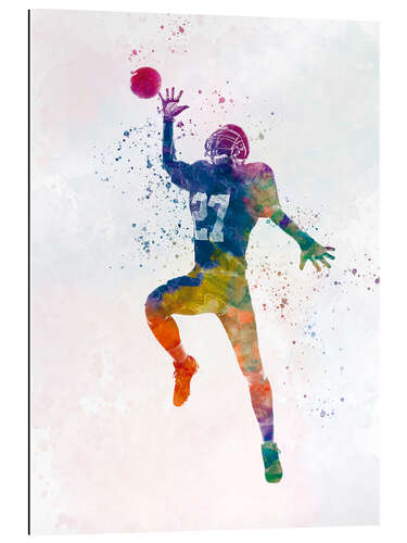 Tableau en plexi-alu American football player VI