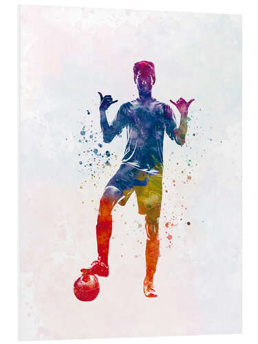 Foam board print Soccer player IX