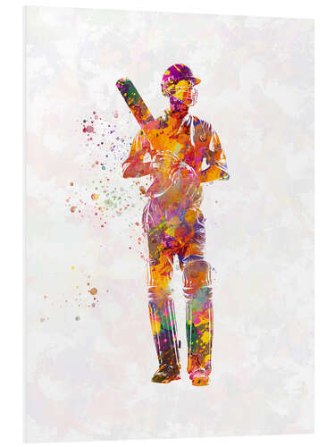 PVC print Cricket player VII