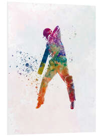 Foam board print Cricket player V