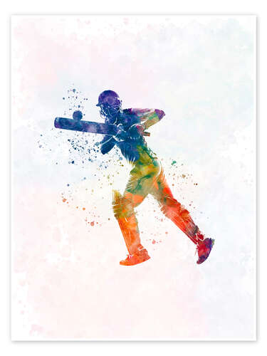 Plakat Cricket player VI