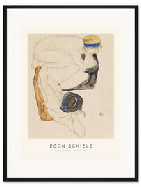 Gerahmter Kunstdruck Zwei liegende Figuren