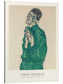 Magnettafel Selbstporträt in Grün, 1914