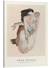 Magnettafel Kauernder weiblicher Akt