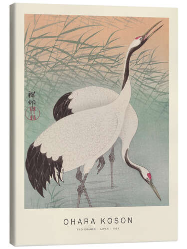 Canvas print Two Cranes, 1926