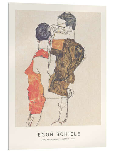 Gallery print Two Men Embrace, 1913