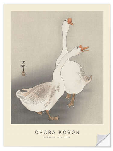 Wall sticker Two Geese, 1926