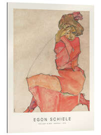 Gallery print Female Kneeling in an Orange Red Dress, 1918