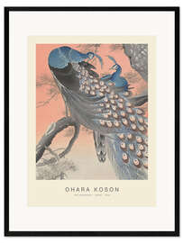 Framed art print Two Peacocks, 1926