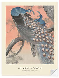 Selvklebende plakat Two Peacocks, 1926