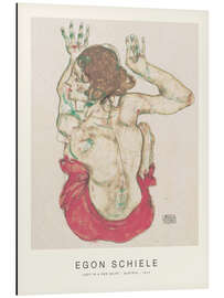 Magnettafel Dame in rotem Kleid, 1914