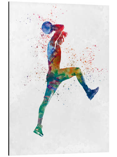 Aluminium print Basketball player IV