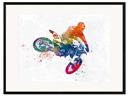 Framed art print Motorcycle I