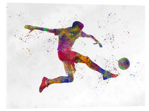 Acrylglas print Soccer player VII