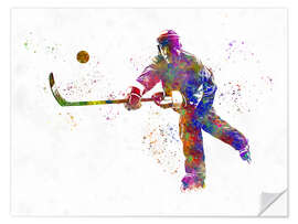 Wandsticker Ice Hockey Spieler III