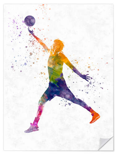 Wandsticker Basketballspieler VI