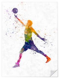 Wandsticker Basketballspieler VI