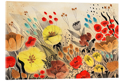 Obraz na szkle akrylowym Summer flower meadow