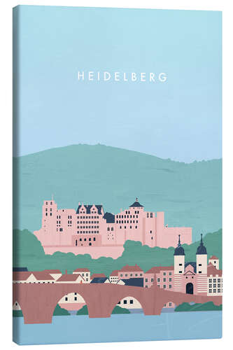 Canvas print Heidelberg