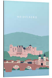 Magnettafel Heidelberg