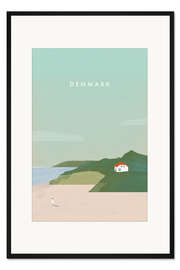 Gerahmter Kunstdruck Dänemark I