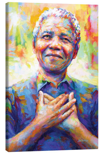 Canvas print Nelson Mandela Modern Portrait