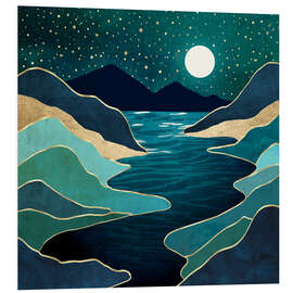 Foam board print Moon Water Vista