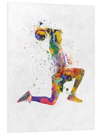 Foam board print Basketball player III