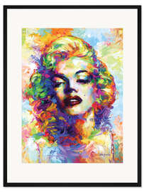 Gerahmter Kunstdruck Marilyn Monroe Pop Art