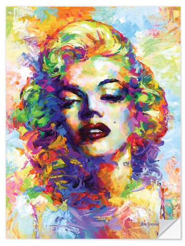 Wandsticker Marilyn Monroe Pop Art