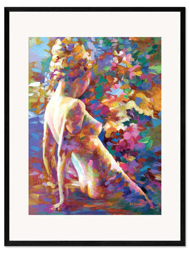 Impresión de arte enmarcada Abstract femininity