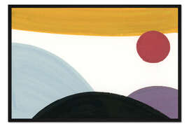 Gerahmter Kunstdruck Ach, meine Welt III