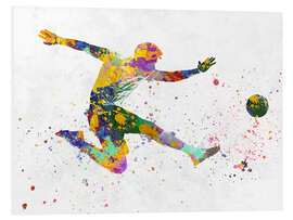 Foam board print Soccer player V