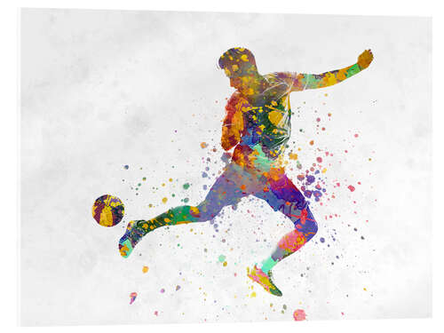 Acrylic print Soccer player IV