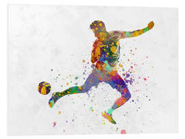 Foam board print Soccer player IV