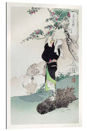 Gallery print Lady picking Mountain Cherries