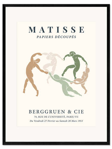 Inramat konsttryck Sage Dance - Berggruen & Cie