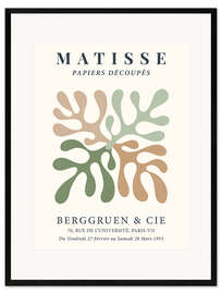 Ingelijste kunstdruk Sage Corals - Berggruen &amp; Cie