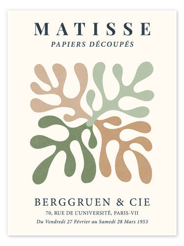 Poster Sage Corals - Berggruen & Cie