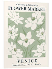 Foam board print Flower Market Venice