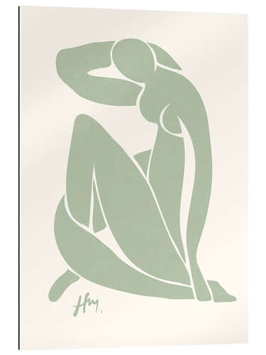 Cuadro de plexi-alu Sage Green Nude