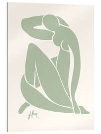 Cuadro de plexi-alu Sage Green Nude