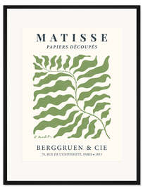 Gerahmter Kunstdruck Floral Abstrakt III